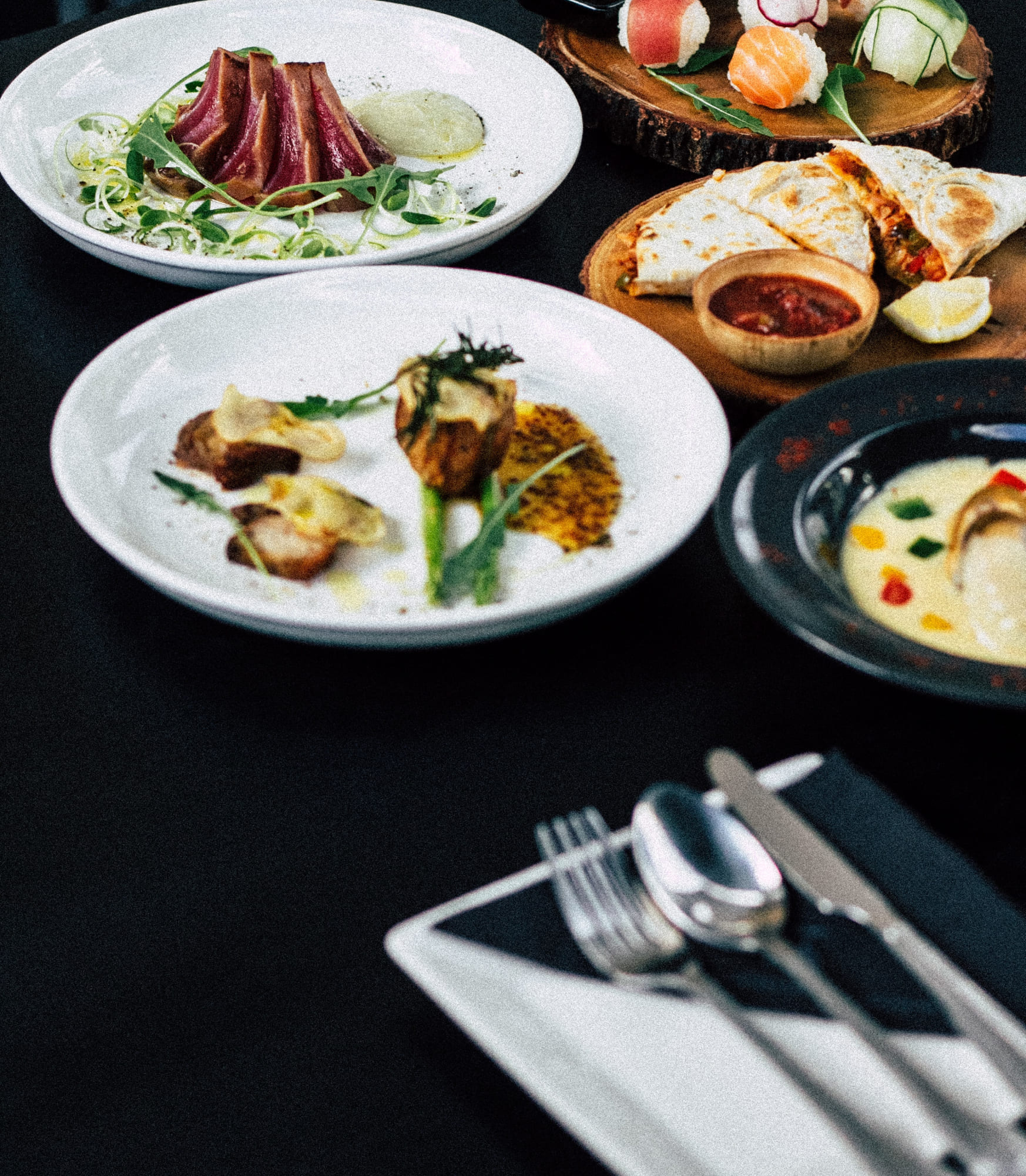 Meal on table menu302x